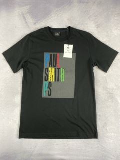 PAUL SMITH MEN'S REG FIT SS TSHIRT PS. SIZE: S, MADE FROM: 100% ORGANIC COTTON. RRP: £65