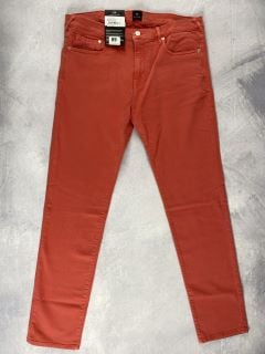 PAUL SMITH MEN'S SLIM STANDARD FIT JEAN. SIZE: 34, MADE FROM: 98% COTTON 2% ELASTANE. RRP: £125