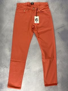 PAUL SMITH MEN'S TAPERED FIT JEAN. SIZE: 30, MADE FROM: 100% COTTON - WOVEN PFD / GMT DYE  9OZ.RRP£100