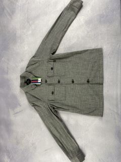 PAUL SMITH MEN'S SHIRT JACKET. SIZE: S, MADE FROM: 84% COTTON 14% LINEN 2% ELASTANE. RRP: £250