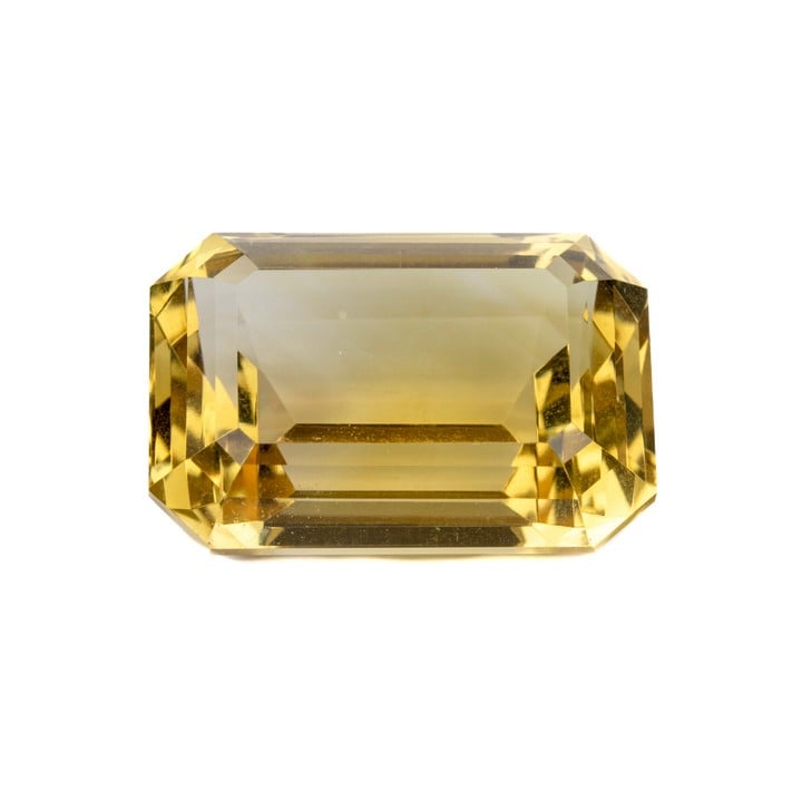 73.88ct Citrine Faceted Octagon-cut Single Gemstone, 30x21mm