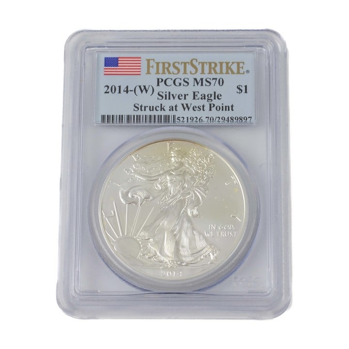 Silver .999 Eagle 2014 1oz One American Dollar Coin featuring Lady Liberty, 40mm, 31.1g. In Sealed Box (VAT Only Payable on Buyers Premium)