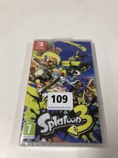 NINTENDO SWITCH SPLATOON 3 CONSOLE GAME (SEALED)