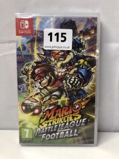 NINTENDO SWITCH MARIO STRIKERS BATTLE LEAGUE FOOTBALL CONSOLE GAME (SEALED)