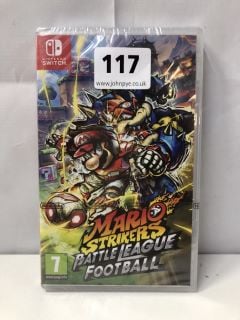 NINTENDO SWITCH MARIO STRIKERS BATTLE LEAGUE FOOTBALL CONSOLE GAME (SEALED)