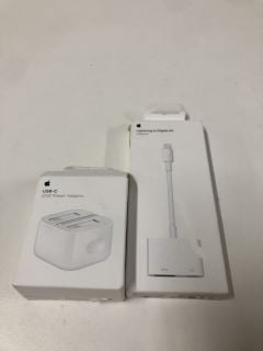 BOX OF APPLE PRODUCTS INC. USB-C 20W POWER ADAPTER