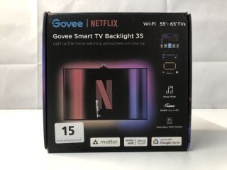 GOVEE SMART TV BACKLIGHT 3S - WI-FI FOR 55"-65" TVS - RRP.£55 (SEALED)