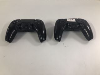 2 X SONY PLAYSTATION 5 DUAL SENSE WIRELESS CONTROLLERS