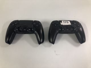 2 X SONY PLAYSTATION 5 DUAL SENSE WIRELESS CONTROLLERS