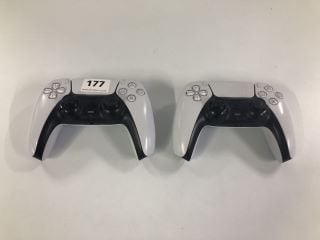 2 X SONY PLAYSTATION 5 DUAL SENSE WIRELESS CONTROLLERS