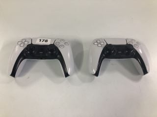 2 X SONY PLAYSTATION 5 DUAL SENSE WIRELESS CONTROLLERS