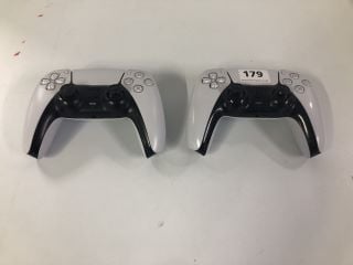 2 X SONY PLAYSTATION 5 DUAL SENSE WIRELESS CONTROLLERS