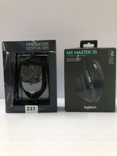 2 X GAMING MOUSE TO INC PREDATOR CESTUS 335 GAMING MOUSE