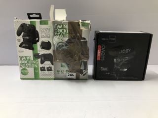 3 X ITEMS TO INC VENOM TWIN DOCKING STATION FOR XBOX