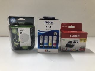 3 X PRINTER INKS TO INC CANON PIXMA PRINTER INK