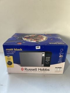 RUSSELL HOBBS MATT BLACK MICROWAVE