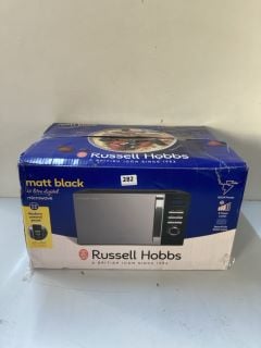 RUSSELL HOBBS MATT BLACK MICROWAVE