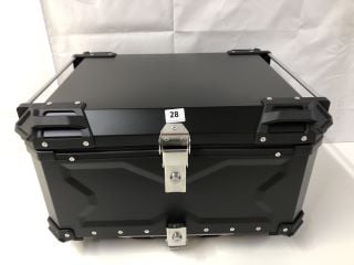 MOTORBIKE LUGGAGE TOP BOX - WITH KEYS