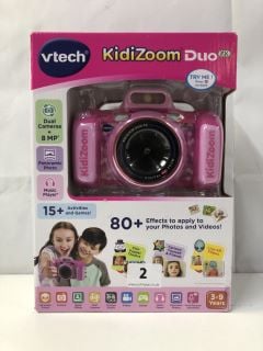 VTECH KIDIZOOM DUO DX DIGITAL CAMERA - RRP.£39 (SEALED) (PINK)