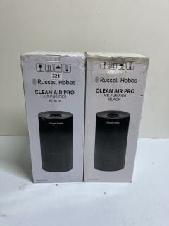 2 X RUSSELL HOBBS CLEAN AIR PRO AIR PURIFIER