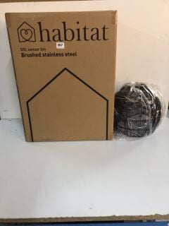 2 X ITEMS TO INC HABITAT 50L SENSOR BIN