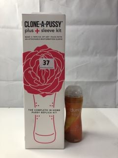 CLONE-A-P**** PLUS+ SLEEVE KIT & DUREX MASSAGE LUBE (ID REQUIRED 18+)