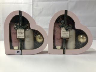 2 X BAYLIS & HARDING SIGNATURE COLLECTION KEEPSAKE BOX GIFT SETS