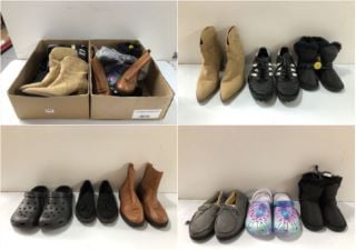 3 X BOXES OF VARIOUS DESIGNER SHOES VARIOUS SIZES (UNPAIRED)