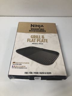 NINJA WOODFIRE ACCESSORIES GRILL & FLAT PLATE