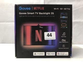 GOVEE SMART TV BACKLIGHT 3S - WI-FI FOR 55"-65" TVS - RRP.£55 (SEALED)