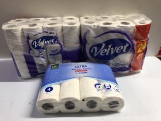 3 X TOILET ROLL INC. VELVET