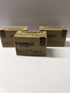 3 X SCRUMBLES GOOD INSIDE OUT COMPLETE WET DOG FOOD - BEST BEFORE 16/12/24