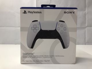 SONY PLAYSTATION 5 DUAL SENSE WIRELESS CONTROLLER - WHITE - RRP.£44 (SEALED)