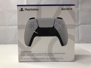 SONY PLAYSTATION 5 DUAL SENSE WIRELESS CONTROLLER - WHITE - RRP.£44 (SEALED)