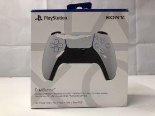 SONY PLAYSTATION 5 DUAL SENSE WIRELESS CONTROLLER - WHITE - RRP.£44 (SEALED)