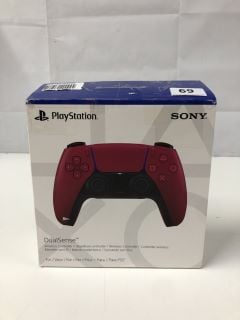 SONY PLAYSTATION 5 DUAL SENSE WIRELESS CONTROLLER - COSMIC RED - RRP.£44