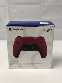 SONY PLAYSTATION 5 DUAL SENSE WIRELESS CONTROLLER - COSMIC RED - RRP.£44