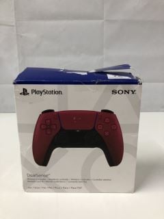 SONY PLAYSTATION 5 DUAL SENSE WIRELESS CONTROLLER - COSMIC RED - RRP.£44