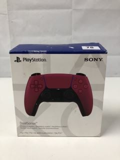 SONY PLAYSTATION 5 DUAL SENSE WIRELESS CONTROLLER - COSMIC RED - RRP.£44