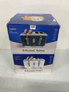 2 X RUSSELL HOBBS 4 SLICE TOASTER