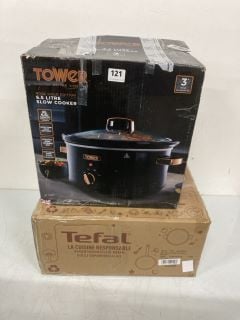 2 X KITCHEN ITEMS INC TOWER 6.5 LITRE SLOW COOKER