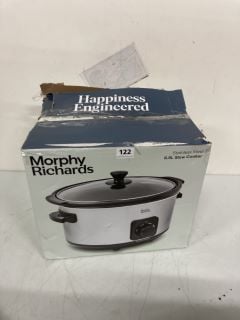 MORPHY RICHARD STAINLESS STEEL 6.5L SLOW COOKER