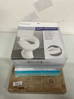 3 X ITEMS INC HOMECRAFT SAVANAH RAISED TOILET SEAT