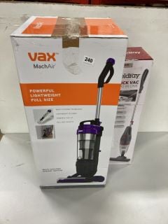 2 X VACUUM CLEANERS INC VAX MACHAIR MULTI-CYCLONIC UPRIGHT VACUUM