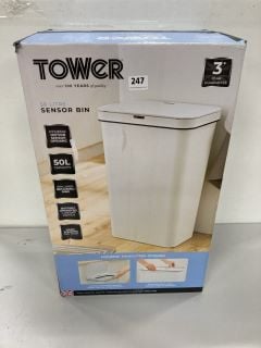 TOWER 50 LITRE SENSOR BIN