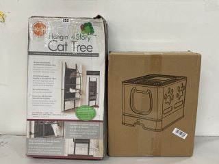 2 X ITEMS INC HANGING 4 STORY CAT TREE