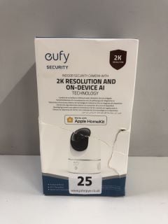 EUFY SECURITY INDOOR SECURITY CAMERA WITH 2K RESOLUTION AND ON-DEVICE AI TECHNOLOGY (RRP: £32.99)