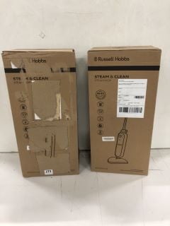 2 X RUSSELL HOBBS STEAM & CLEAN STEAM MOP