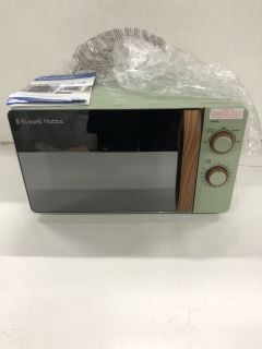 RUSSELL HOBBS SCANDI COMPACT MATT GREEN MANUAL MICROWAVE