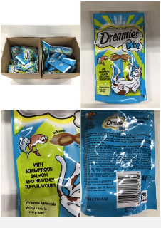 2 X BOXES OF DREAMIES WITH SCRUMPTIOUS SALMON HEAVENLY TUNA FLAVOUR (BB: 23/12/25)